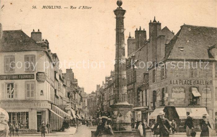 Moulins Allier Rue d`Allier