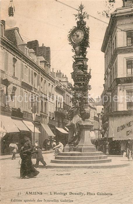 Amiens Horloge Dewailly Place Gambetta