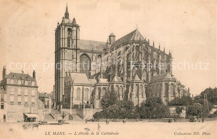 Le Mans Sarthe Abside de la Cathedrale