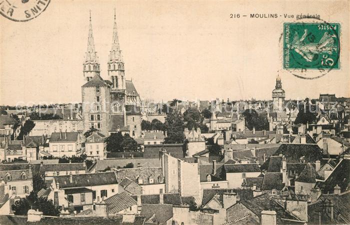 Moulins Allier Vue generale