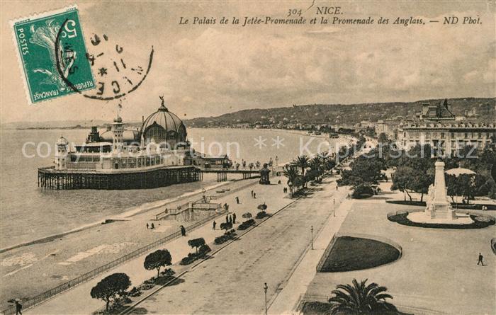 Nice Alpes Maritimes Palais de la jetee Promenade et Promenade des Anglais