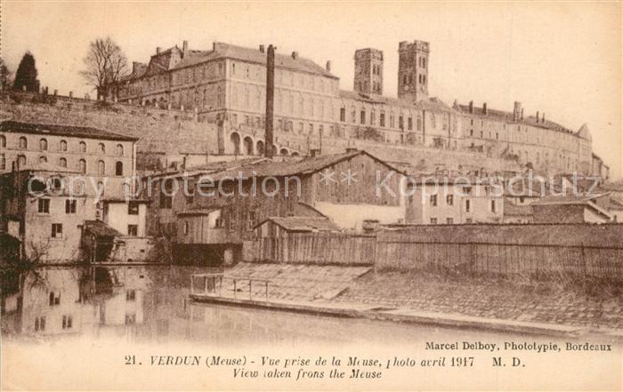 Verdun Meuse Vue prise de la Meuse