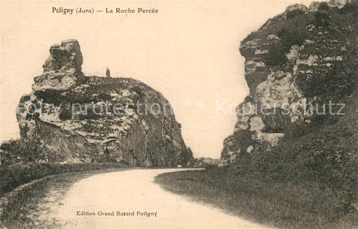 Poligny Jura La Roche Perc