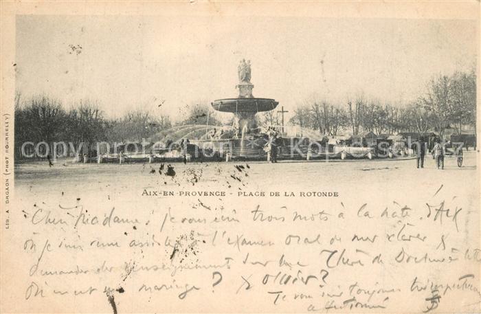 Aix-en-Provence Place de la Rotonde