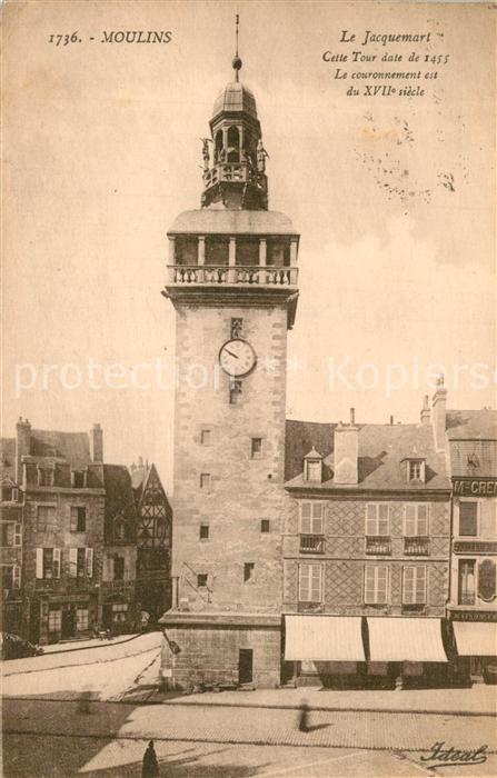 Moulins Allier Le Jacquemart Tour