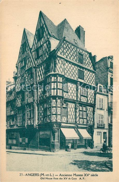 Angers Ancienne Maison Fachwerk