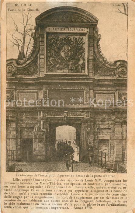 Lille Nord Porte de la Citadelle