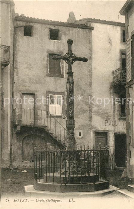 Royat les Bains Croix Gothique