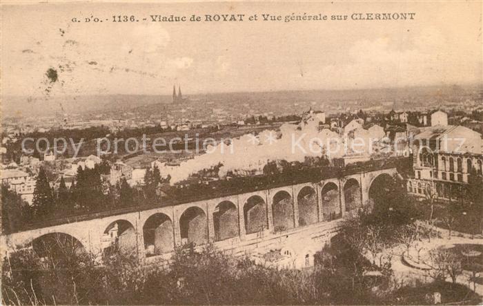 Royat les Bains Viaduc et Clermont