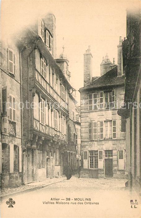 Allier Moulins Rue des Orfevres