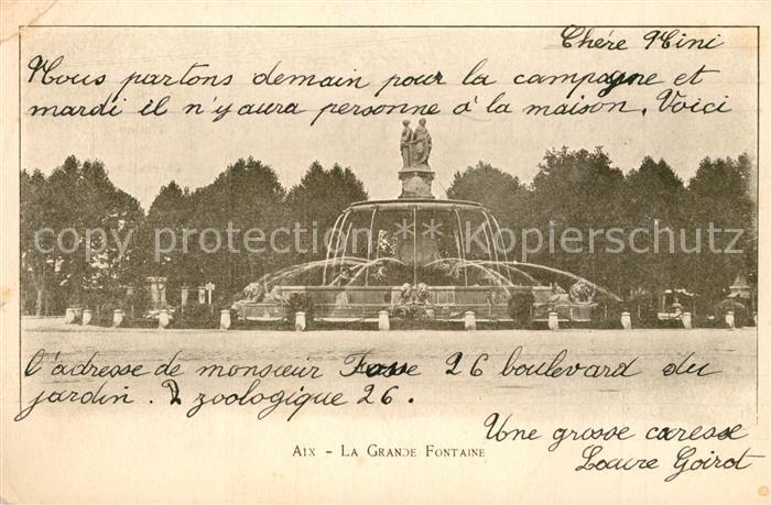 Aix-en-Provence La Grand Fontaine
