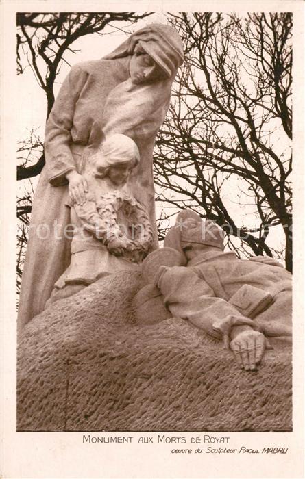 Royat Puy de Dome Monument aux Morts