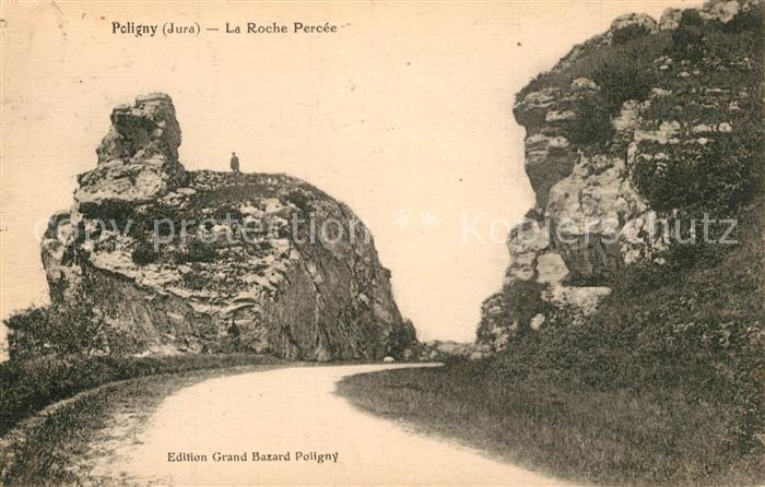 Poligny Jura Roche Perc