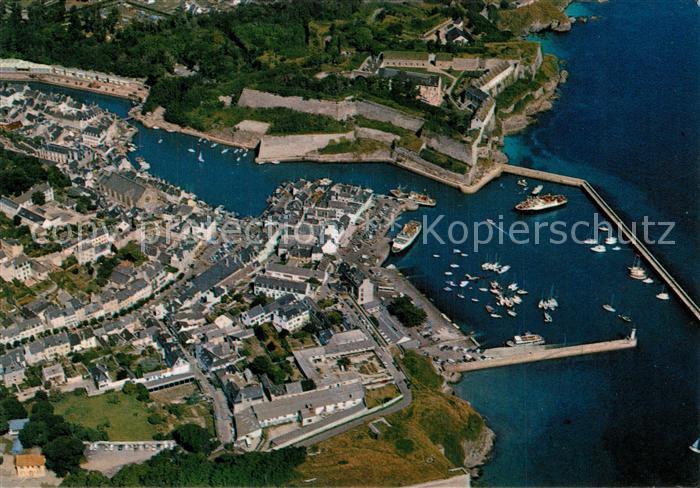 Belle-Ile-en-Mer Fliegeraufnahme Palais Port Citadelle
