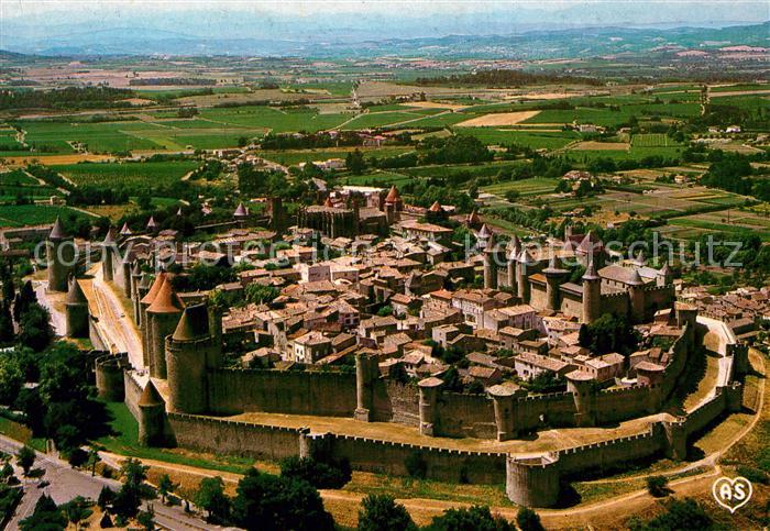 Carcassonne Fliegeraufnahme Cit? Fliegeraufnahme