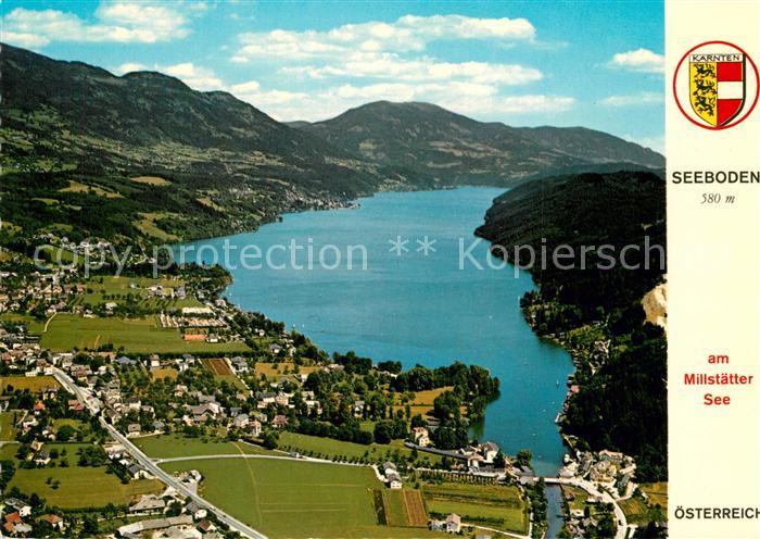 Seeboden Millst?ttersee Fliegeraufnahme Strandb?der Camping