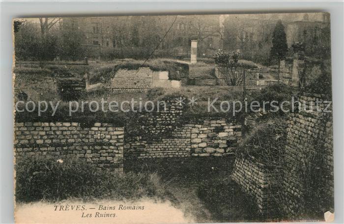Treves Maine et Loire Bains Romains Les Ruines