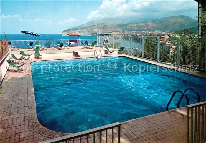 Sorrento Campania Hotel Minerva Swimming Pool Meerblick