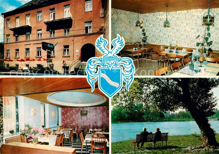 Bad Deutsch-Altenburg Hotel Restaurant Haus Furtenbach Uferpartie an der Donau