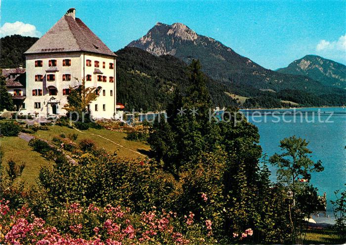 Fuschl See Salzkammergut Hotel Schloss Fuschl mit Schober Aussichtsberg