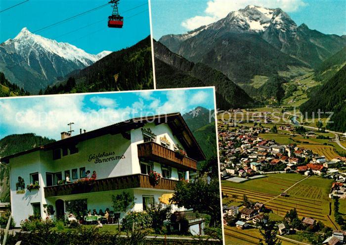 Mayrhofen Zillertal Gaestehaus Pension Panorama Zillertaler Alpen Bergbahn