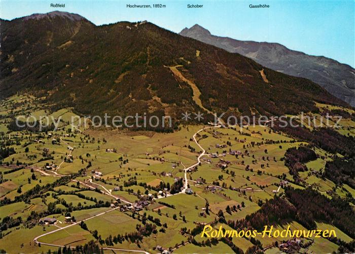 Hochwurzen Rohrmoos Erholungsgebiet Wintersportzentrum Fliegeraufnahme