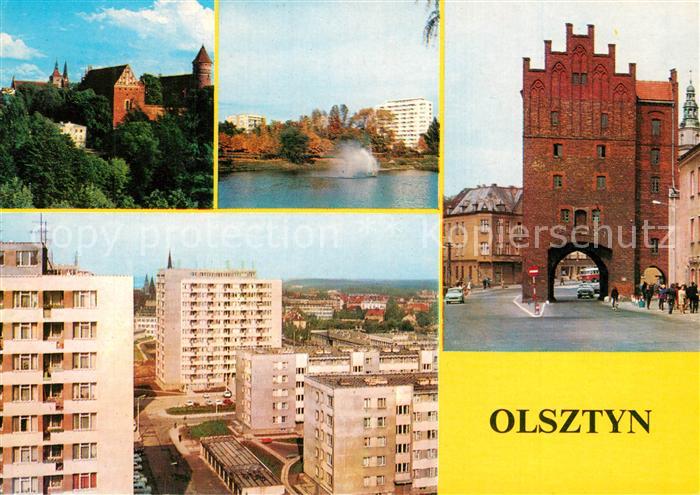 Olsztyn Allenstein Zamek i katedre Park Wysoka Brama obecnie Dom Wycieczkowy PTT