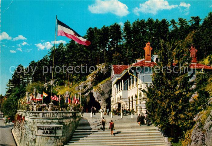 Postojnska Hoehlen von Postojna Gaststaette Fahne