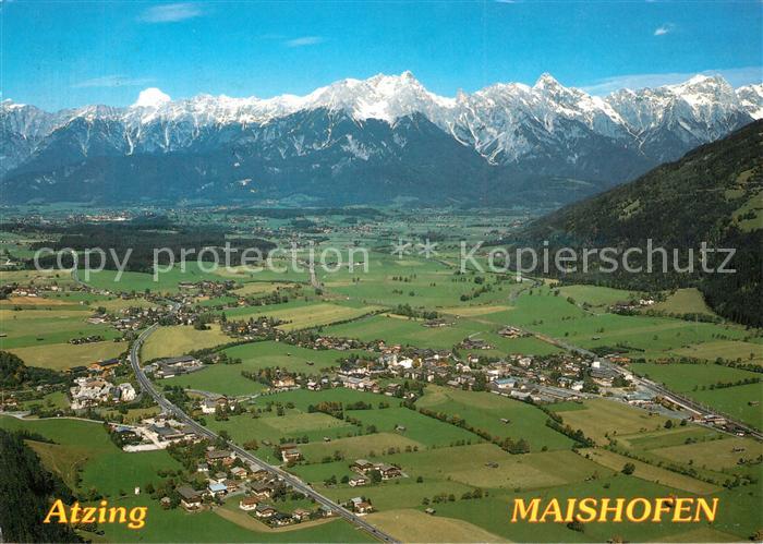 Atzing Maishofen Panorama Steinernes Meer Fliegeraufnahme