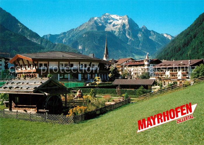 Mayrhofen Zillertal Europahaus Veranstaltungszentrum mit Gruenberg Zillertaler A