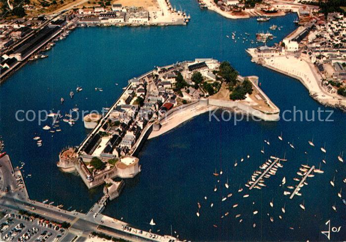 Concarneau Finistere La ville close Collection vue aérienne La Bretagne en coule