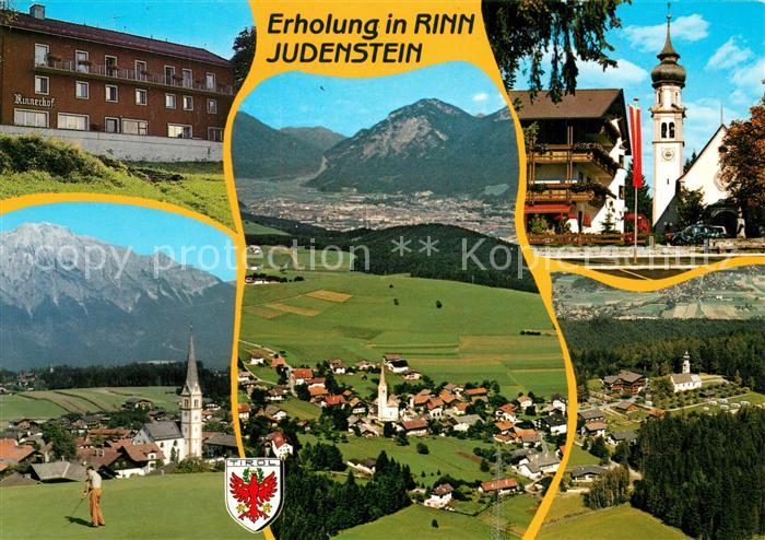 Judenstein Erholungsheim Rinnerhof Golfplatz Ortsmotiv mit Kirche Alpenpanorama