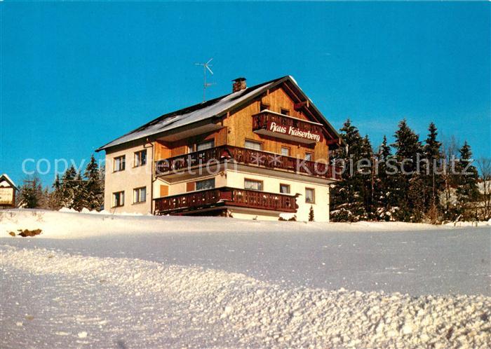 Neubau Fichtelberg Pension Cafe Kaiserberg im Winter
