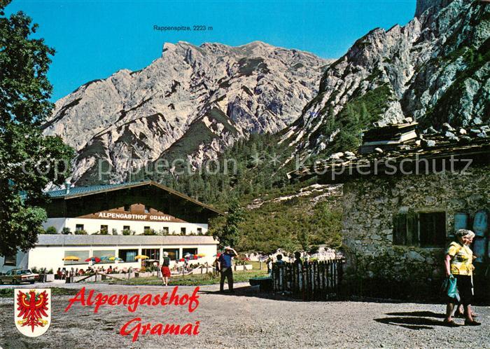 Eben Achensee Alpengasthof Gramai gegen Rappenspitze Karwendelgebirge