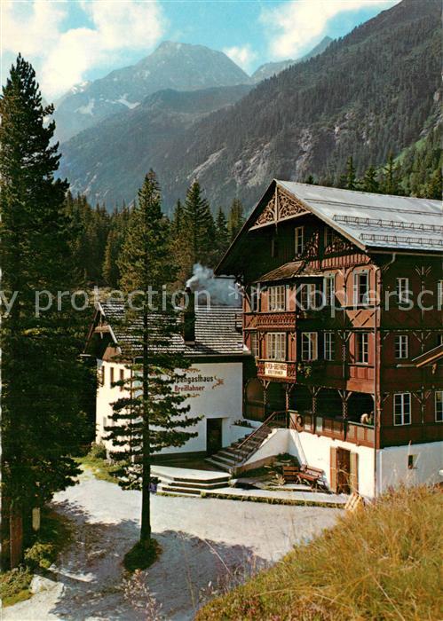 Finkenberg Tirol Alpengasthof Breitlahner Schlegeis Hochalpenstrasse Grosser Gre