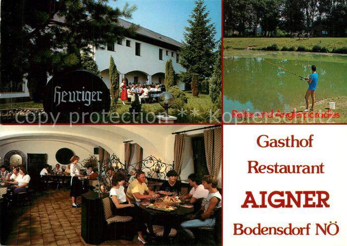 Bodensdorf Wieselburg-Land Gasthof Restaurant Aigner Heuriger Reiter- und Angler