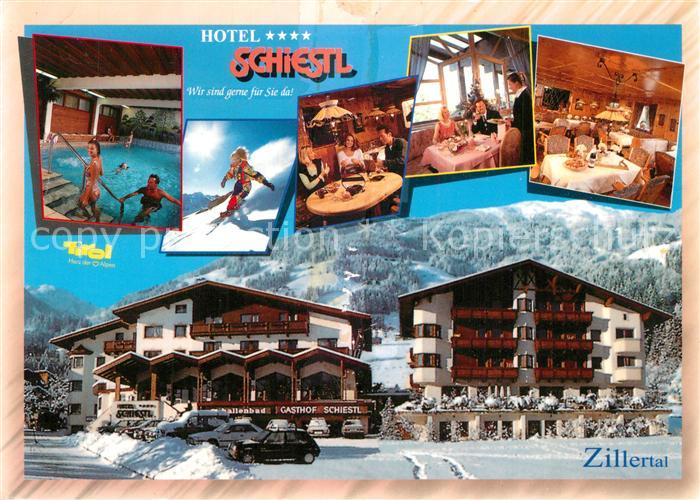 Fuegen Hotel Schiestl Hallenbad Restaurant Wintersportplatz Alpen
