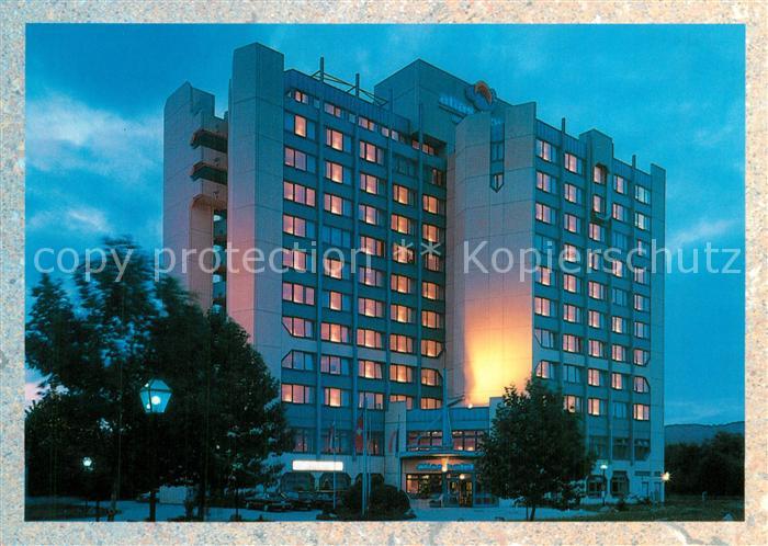 Weil am Rhein Atlas Hotel Nachtaufnahme