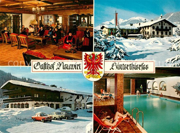 Hinterthiersee Berghotel Thaler Gasthof Pension Neuwirt Sportcafe Tyrol Hallenba