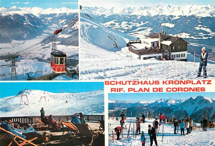 Bruneck Schutzhaus Kronplatz Sonnenterrasse Wintersport Alpenpanorama Dolomiten