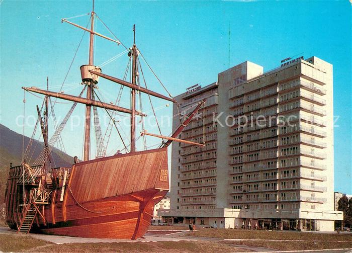 Gagra Hotel Abhasia Segelschiff