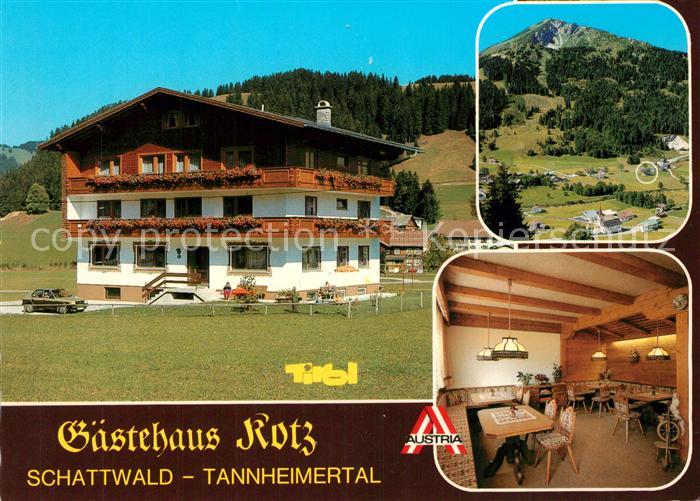 Schattwald Gaestehaus Kotz Tannheimertal
