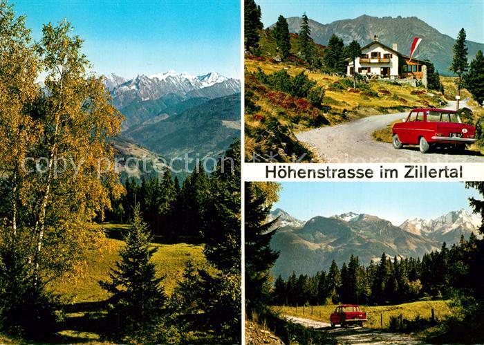Kaltenbach Tirol Kaltenbacher Hoehenstrasse im Zillertal Berggaststaette Landsch