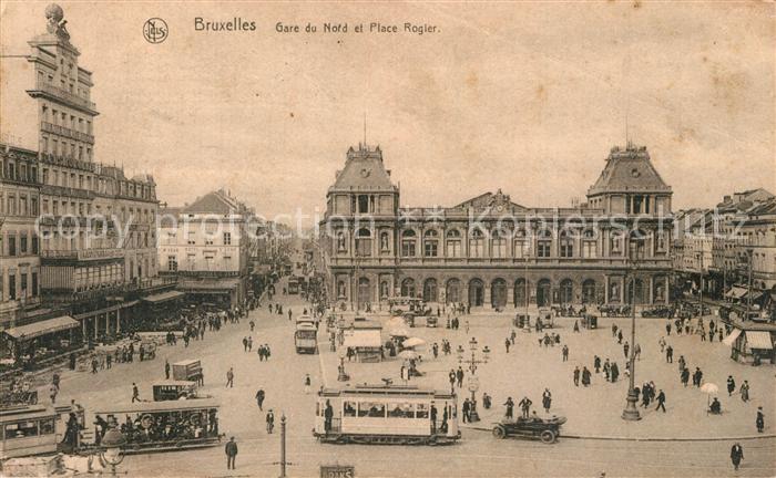 Strassenbahn Bruxelles Gare du Nord Place Rogier
