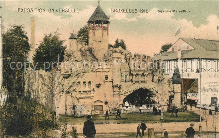 Exposition Universelle Bruxelles 1910 Royaume Merveilleux