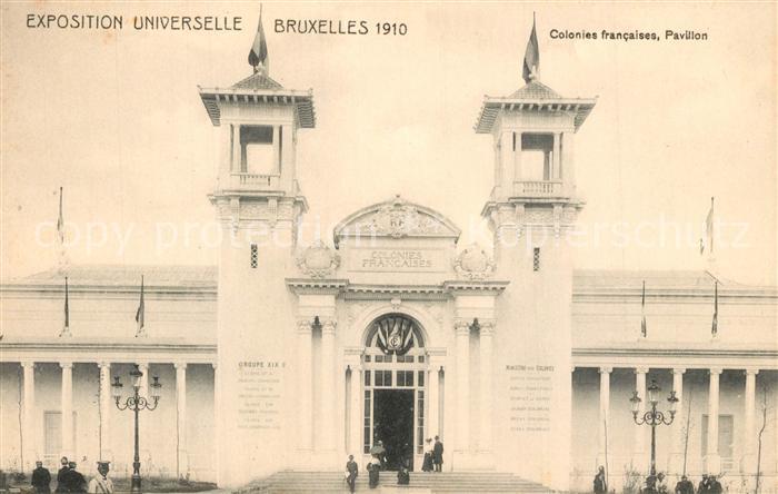 Exposition Universelle Bruxelles 1910 Colonies Francaises Pavillon