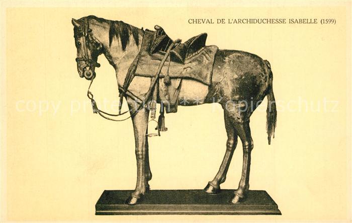 Pferde Cheval de l'Archiduchesse Isabelle Musee de la Porte de Hal Bruxelles