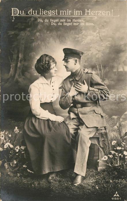 Militaria Poesie Du liegst mir im Herzen Foto-PH-Nr. 4156-1