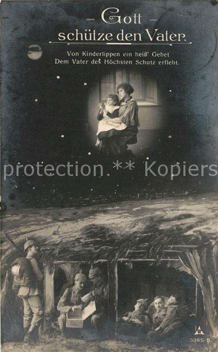 Militaria Poesie Gott sch?tze den Vater Foto-PH-Nr. 3265-5