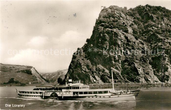 Dampfer Seitenrad Loreley